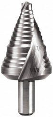 Hertel - 2 Hole Sizes, 7/8 to 1-1/8" Hole Diam High Speed Steel Step Drill Bit - Americas Industrial Supply