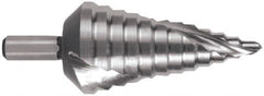 Hertel - 12 Hole Sizes, 6 to 37mm Hole Diam Cobalt Step Drill Bit - Americas Industrial Supply
