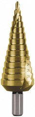 Hertel - 14 Hole Sizes, 4 to 30mm Hole Diam High Speed Steel Step Drill Bit - Americas Industrial Supply