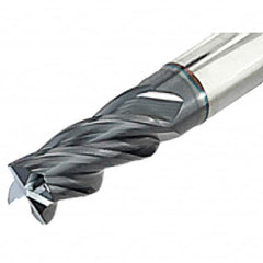 Iscar - 12mm, 4 Flute, Single End, Solid Carbide, 0.6mm Corner Radius End Mill - 95mm OAL, Right Hand Flute, 24mm LOC, Right Hand Cut, 50mm Extended Reach - Americas Industrial Supply