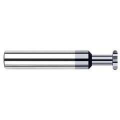 0.3750″ (3/8″) Cutter Diameter × 0.0200″ Radius × 0.5630″ Neck Length Carbide Full Radius Standard Keyseat Cutter, 6 Flutes, AlTiN Coated