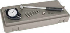 Mitutoyo - 6 Anvil, 1.4 to 2-1/2" Dial Bore Gage - 0.0005" Graduation, 6" Gage Depth, Accurate to 0.00008", Carbide Contact Point - Americas Industrial Supply
