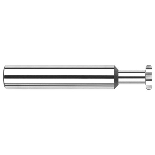 0.2500″ (1/4″) Cutter Diameter × 0.0100″ Radius × 0.3750″ (3/8″) Neck Length Carbide Full Radius Standard Keyseat Cutter, 6 Flutes