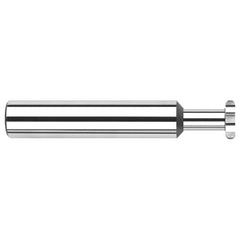 0.3125″ (5/16″) Cutter Diameter × 0.0100″ Radius × 0.5000″ (1/2″) Neck Length Carbide Full Radius Standard Keyseat Cutter, 6 Flutes