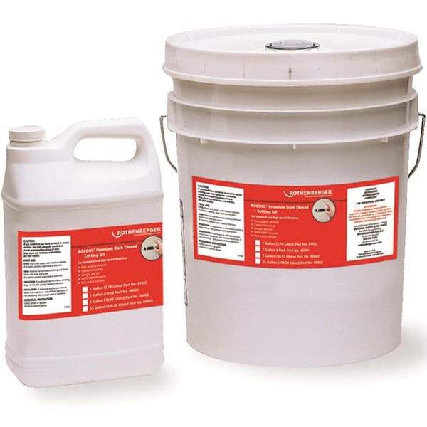 Rothenberger - Pipe Cutting & Threading Oil Type: Dark Cutting Oil Container Type: 1 Gallon Bottle - Americas Industrial Supply