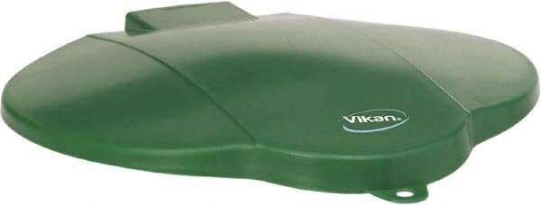Vikan - 3 Gal Polypropylene Pail Lid - Green, For Use with 5687 - Americas Industrial Supply