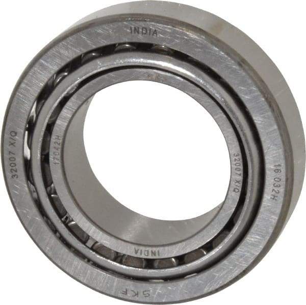 SKF - 35mm Bore Diam, 62mm OD, 18mm Wide, Tapered Roller Bearing - 42,900 N Dynamic Load Capacity, 54,000 N Static Load Capacity - Americas Industrial Supply