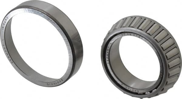 SKF - 50mm Bore Diam, 80mm OD, 20mm Wide, Tapered Roller Bearing - 60,500 N Dynamic Load Capacity, 88,000 N Static Load Capacity - Americas Industrial Supply