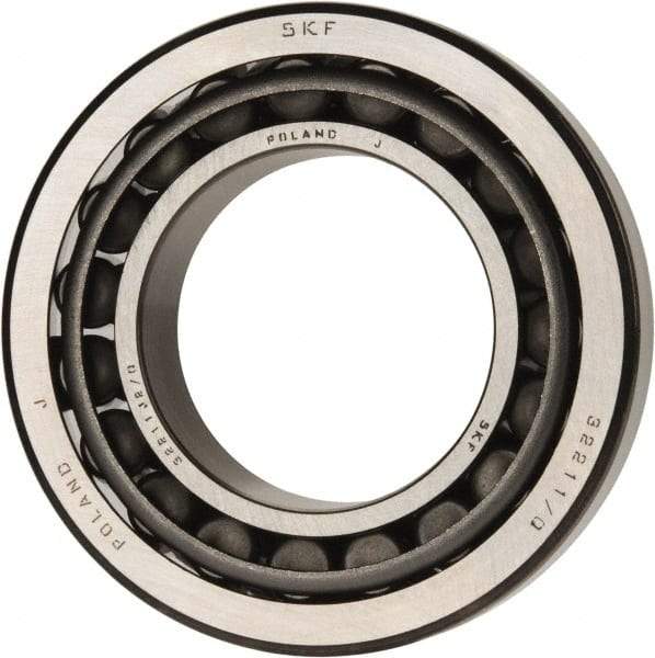 SKF - 55mm Bore Diam, 100mm OD, 26.75mm Wide, Tapered Roller Bearing - 106,000 N Dynamic Load Capacity, 129,000 N Static Load Capacity - Americas Industrial Supply