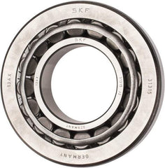 SKF - 75mm Bore Diam, 160mm OD, 40mm Wide, Tapered Roller Bearing - 209,000 N Dynamic Load Capacity, 245,000 N Static Load Capacity - Americas Industrial Supply