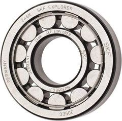 SKF - 25mm Bore Diam, 62mm Outside Diam, 17mm Wide Cylindrical Roller Bearing - 40,200 N Dynamic Capacity, 36,500 Lbs. Static Capacity - Americas Industrial Supply