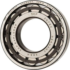 SKF - 35mm Bore Diam, 72mm Outside Diam, 17mm Wide Cylindrical Roller Bearing - 48,400 N Dynamic Capacity, 48,000 Lbs. Static Capacity - Americas Industrial Supply