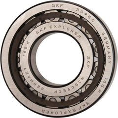 SKF - 45mm Bore Diam, 100mm Outside Diam, 25mm Wide Cylindrical Roller Bearing - 99,000 N Dynamic Capacity, 100,000 Lbs. Static Capacity - Americas Industrial Supply