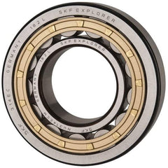 SKF - 70mm Bore Diam, 150mm Outside Diam, 35mm Wide Cylindrical Roller Bearing - 205,000 N Dynamic Capacity, 228,000 Lbs. Static Capacity - Americas Industrial Supply