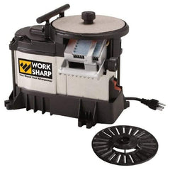 Work Sharp - 2 Inch Wide Tool Compatibility, 5.9055 Inch Wheel Diameter, Straight Cutting Tool Sharpener - 1/5 hp, 115 Voltage - Americas Industrial Supply