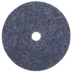 3M - 5" Coarse Grade Aluminum Oxide Deburring Disc - 7/8" Center Hole, Arbor Connection, Blue, 10,000 Max RPM - Americas Industrial Supply
