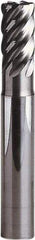 Seco - 6mm, 5 Flute, Single End, Solid Carbide, 0.5mm Corner Radius End Mill - 55mm OAL, 41° Helix, Right Hand Flute, 9mm LOC, Right Hand Cut, 15mm Extended Reach - Americas Industrial Supply