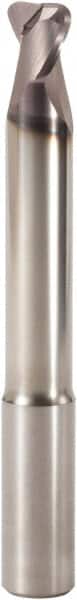 Seco - 5mm, 2 Flute, Single End, Solid Carbide, 1mm Corner Radius End Mill - 50mm OAL, 30° Helix, Right Hand Flute, 6mm LOC, Right Hand Cut, 18mm Extended Reach - Americas Industrial Supply