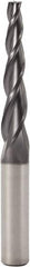Seco - 3° Taper Angle per Side, 3mm Small End Diam, 30mm LOC, Solid Carbide 3 Flute Tapered Square End Mill - 75mm OAL, 8mm Shank Diam, Spiral Flute, 30° Helix - Americas Industrial Supply