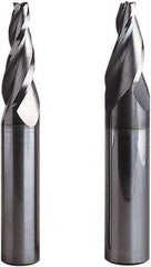 Seco - 10° Taper Angle per Side, 3mm Small End Diam, 30mm LOC, Solid Carbide 3 Flute Tapered Square End Mill - 90mm OAL, 14mm Shank Diam, Spiral Flute, 30° Helix - Americas Industrial Supply