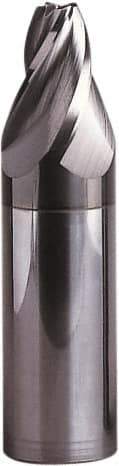 Seco - 20° Taper Angle per Side, 2.5mm Small End Diam, 10mm LOC, Solid Carbide 3 Flute Tapered Square End Mill - 75mm OAL, 10mm Shank Diam, Spiral Flute, 30° Helix - Americas Industrial Supply
