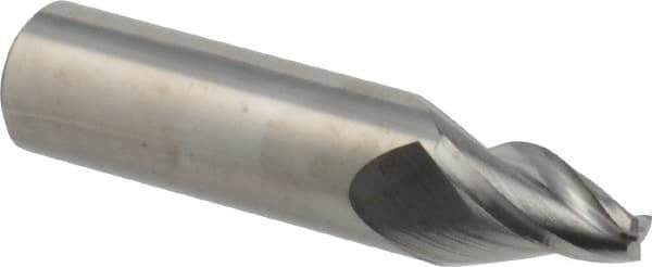 Seco - 15° Taper Angle per Side, 6.5mm Small End Diam, 25mm LOC, Solid Carbide 3 Flute Tapered Square End Mill - 90mm OAL, 20mm Shank Diam, Spiral Flute, 30° Helix - Americas Industrial Supply