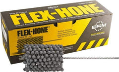 Brush Research Mfg. - 3-1/4" to 3-1/2" Bore Diam, 600 Grit, Boron Carbide Flexible Hone - Extra Fine, 13-1/2" OAL - Americas Industrial Supply