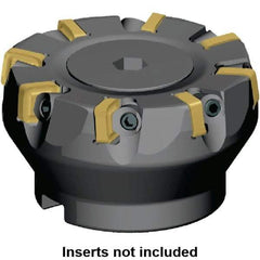 Kennametal - 82mm Cut Diam, 27mm Arbor Hole, 5mm Max Depth of Cut, 6° Indexable Chamfer & Angle Face Mill - 8 Inserts, SNXF 1204... Insert, Right Hand Cut, 8 Flutes, Series KSSR - Americas Industrial Supply