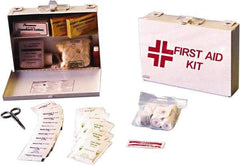 Ability One - 47 Piece, 47 Person, Industrial First Aid Kit - Metal Case - Americas Industrial Supply