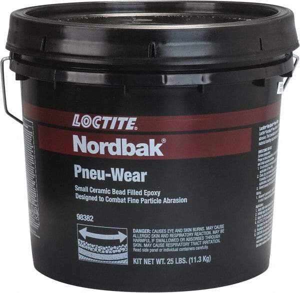 Loctite - 3 Lb Pail Two Part Epoxy - 30 min Working Time, 795 psi Shear Strength, Series Pneu-Wear - Americas Industrial Supply