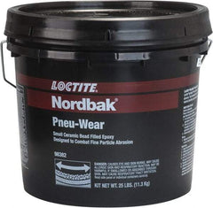 Loctite - 25 Lb Pail Two Part Epoxy - 30 min Working Time, 795 psi Shear Strength, Series Pneu-Wear - Americas Industrial Supply