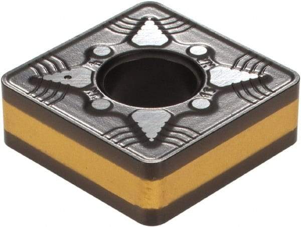 Iscar - SNMG644 NR Grade IC8250 Carbide Turning Insert - TiCN/Al2O3/TiN Finish, 90° Square, 3/4" Inscr Circle, 1/4" Thick, 1/16" Corner Radius - Americas Industrial Supply