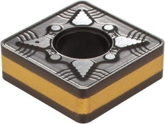 Iscar - SNMG644 NR Grade IC8250 Carbide Turning Insert - TiCN/Al2O3/TiN Finish, 90° Square, 3/4" Inscr Circle, 1/4" Thick, 1/16" Corner Radius - Americas Industrial Supply
