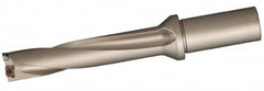 Sumitomo - 10.822" Max Drill Depth, 5xD, 2-1/8" Diam, Indexable Insert Drill - 2 Inserts, 1-1/2" Shank Diam, Whistle Notch Shank - Americas Industrial Supply