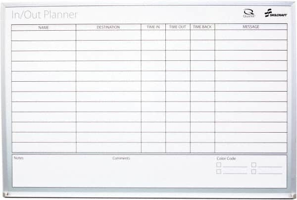 Ability One - 2" High x 29" Wide Dry Erase - Non-Magnetic Mylar Laminated, 36" Deep - Americas Industrial Supply