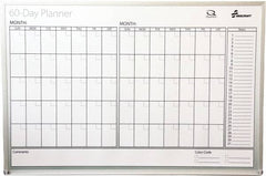 Ability One - 2" High x 26" Wide Dry Erase - Mylar Laminated, 39" Deep, Includes Accessory Tray, Mounting Kit, Instructions & Four Dry Erase Markers (Black, Blue, Green, Red) - Americas Industrial Supply