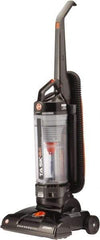 Hoover - Single Motor Bagless Lightweight Upright Vacuum Cleaner - 13-1/2" Cleaning Width, 12" Amps, Comfort Hand Grip, Black & Orange - Americas Industrial Supply