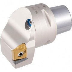 Iscar - Right Hand Cut, Size C5, LNMX Insert Compatiblity, External Modular Turning & Profiling Cutting Unit Head - 35mm Ctr to Cutting Edge, 60mm Head Length, Through Coolant, Series Heliturn - Americas Industrial Supply