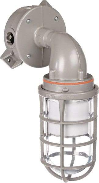 Hubbell Killark - 120 to 277 VAC, 16 Watt, LED Hazardous Location Light Fixture - Corrosion, Dirt, Dust, Heat, Moisture & Vibration Resistant, Aluminum Housing - Americas Industrial Supply