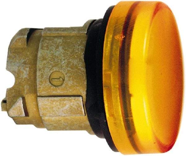 Schneider Electric - Orange Lens Pilot Light - Round Lens, Shock Resistant, Vibration Resistant, Water Resistant - Americas Industrial Supply