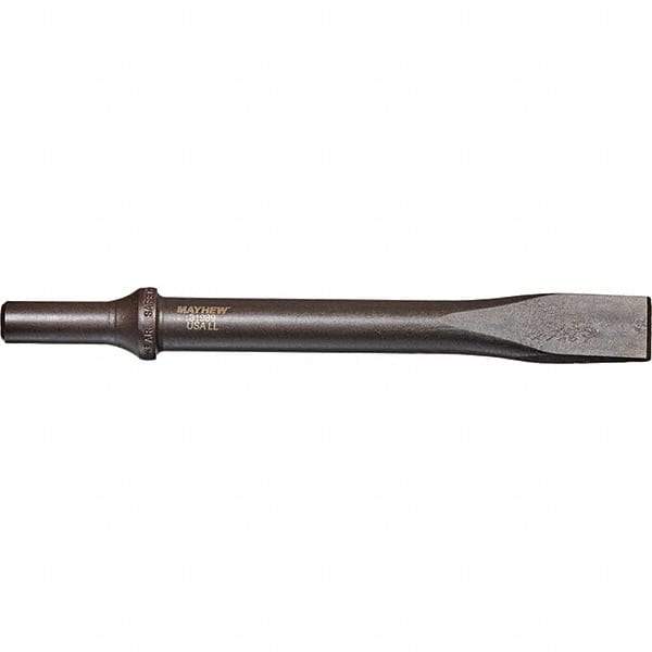 Mayhew - 3/4" Head Width, 7-1/2" OAL, Cold Chisel - Round Drive, Round Shank, Steel - Americas Industrial Supply