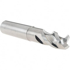 Iscar - 1/2", 3 Flute, Single End, Solid Carbide, 0.09" Corner Radius End Mill - 3" OAL, Right Hand Flute, 3/4" LOC, Right Hand Cut, 1-1/2" Extended Reach - Americas Industrial Supply