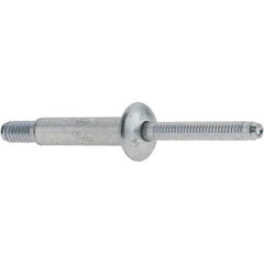 Marson - Protruding Head Steel Structural Blind Rivet - Steel Mandrel, 5/8" to 7/8" Grip, 0.49 to 0.53" Head Diam, 0.261" to 0.272" Hole Diam, 1/4" Body Diam - Americas Industrial Supply