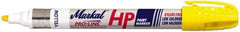 Markal - Yellow Paint Marker - Bullet Tip - Americas Industrial Supply