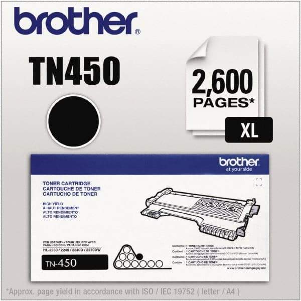 Brother - Black Toner Cartridge - Use with Brother DCP-7055, 7055W, 7060D, 7065DN, HL-2220, 2230, 2240, 2240D, 2270DW, 2275DW, 2280DW, intelliFAX-2840, 2940, MFC-7240, 7360N, 7365DN, 7460DN, 7860DW - Americas Industrial Supply