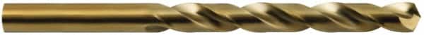 Hertel - 11/16" 135° Cobalt Jobber Drill - Oxide/Gold Finish, Spiral Flute, 7-5/8" OAL - Americas Industrial Supply