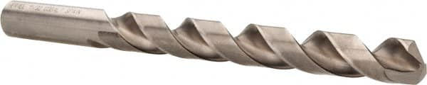 Hertel - 15/32" 135° Cobalt Jobber Drill - Bright Finish, Spiral Flute, 5-3/4" OAL, Split Point - Americas Industrial Supply