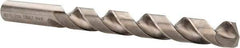 Hertel - 31/64" 135° Cobalt Jobber Drill - Bright Finish, Spiral Flute, 5-7/8" OAL, Split Point - Americas Industrial Supply