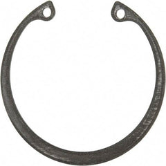 Rotor Clip - 0.05" Thick, Phosphate Finish, Steel Snap Internal Retaining Ring - 0.056" Groove Width, 0.047" Groove Depth, 1.594" Groove Diam, Grade 1060-1090 - Americas Industrial Supply
