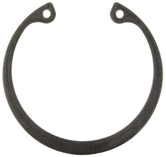 Rotor Clip - 0.062" Thick, Phosphate Finish, Steel Snap Internal Retaining Ring - 0.068" Groove Width, 0.054" Groove Depth, 1.858" Groove Diam, Grade 1060-1090 - Americas Industrial Supply